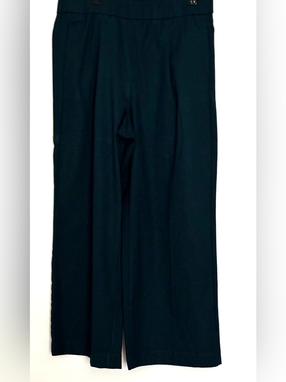 Ann Taylor Wide-Leg Trousers Deep Hunter Green Size LP